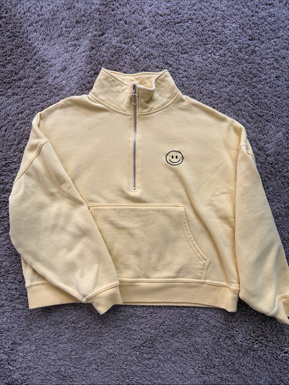 Vinyl Icons half zip sweatshirt